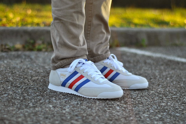 adidas dragon blanc et bleu