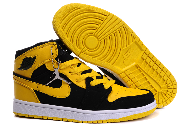 nike air jordan jaune et noir