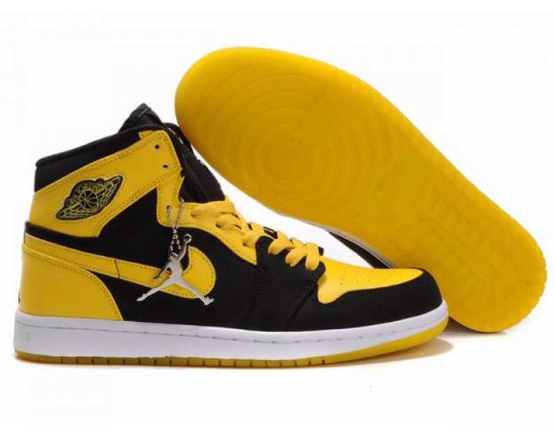air jordan 1 jaune et noir