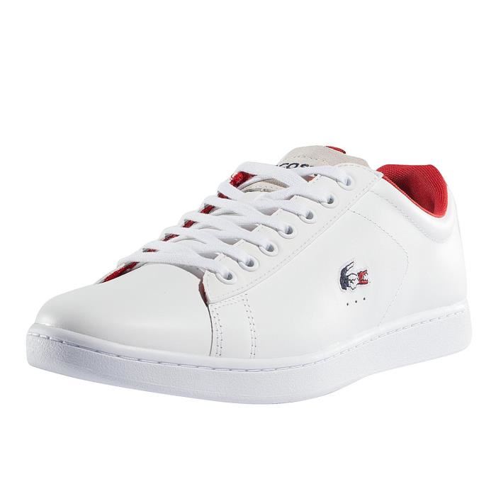 baskets blanches lacoste femme